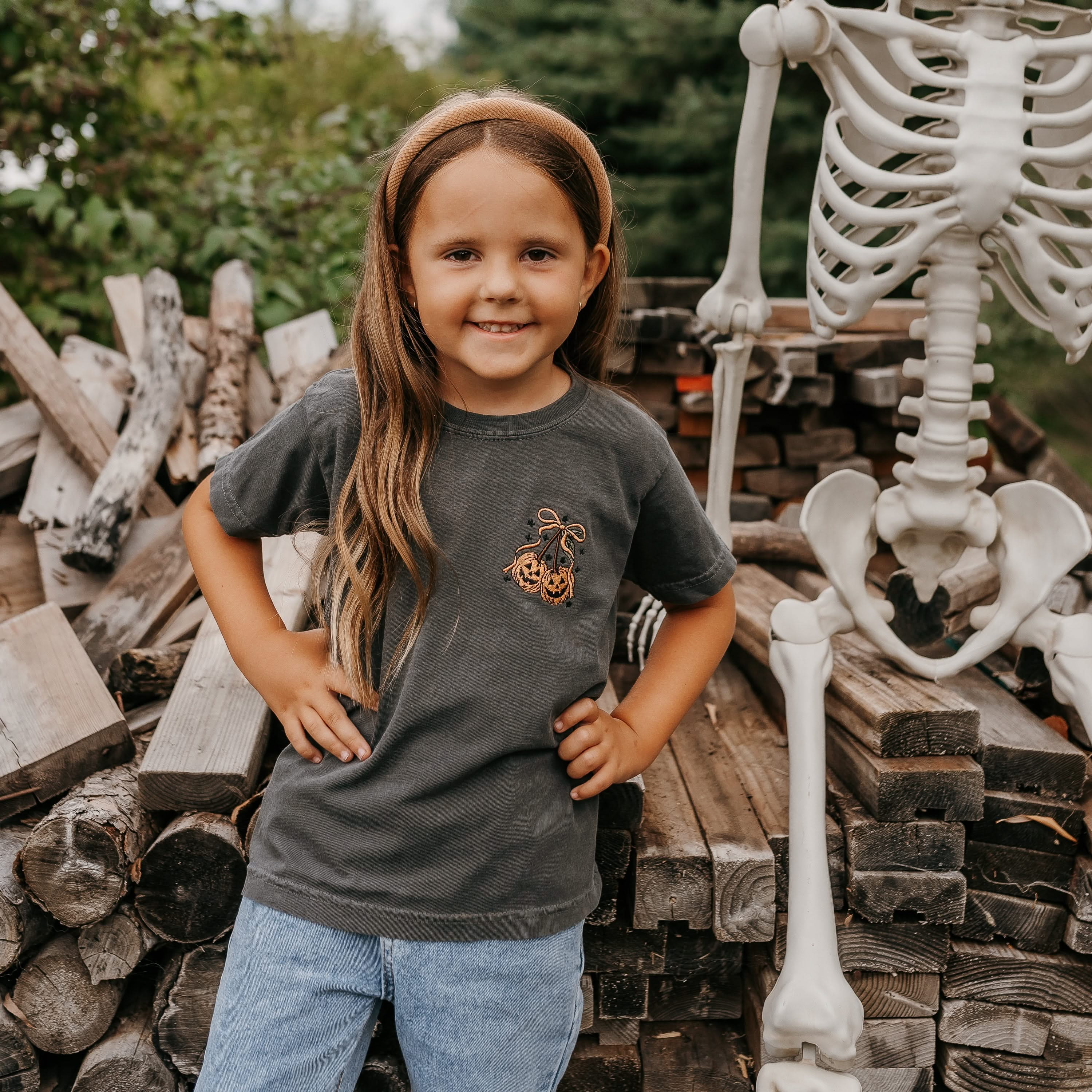 Full of Tricks and Treats - Youth Comfort Colors Tee Little Mama Shirt Shop