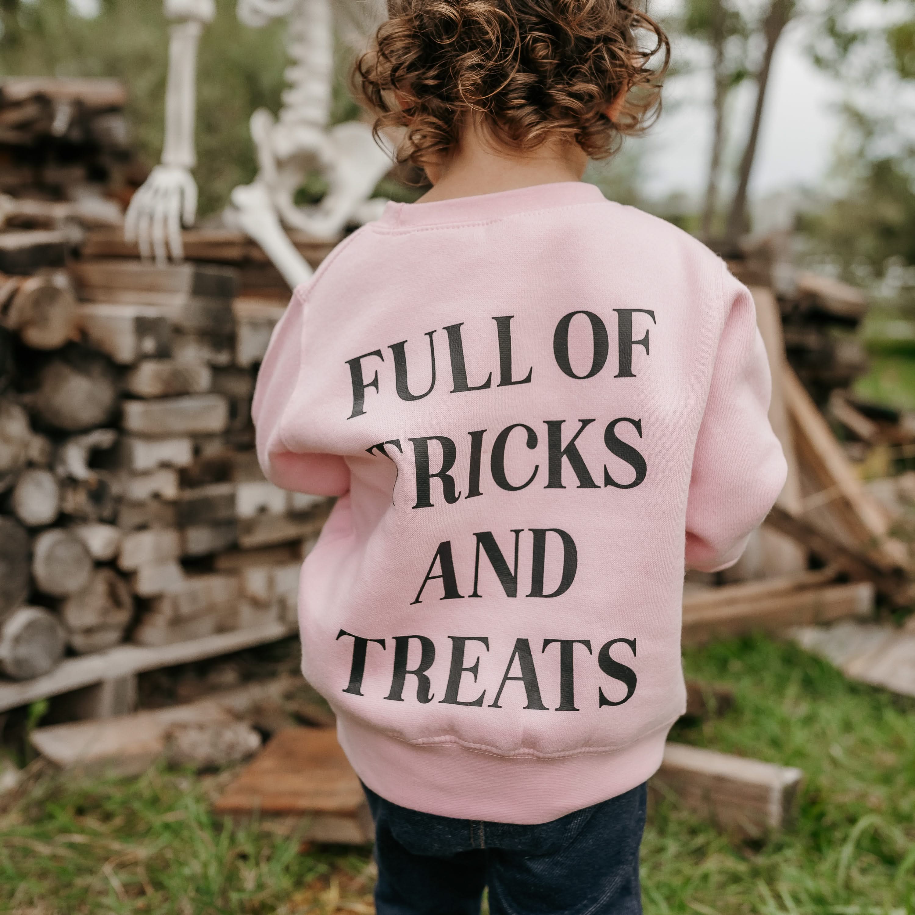 Full of Tricks and Treats - Child Sweater Little Mama Shirt Shop