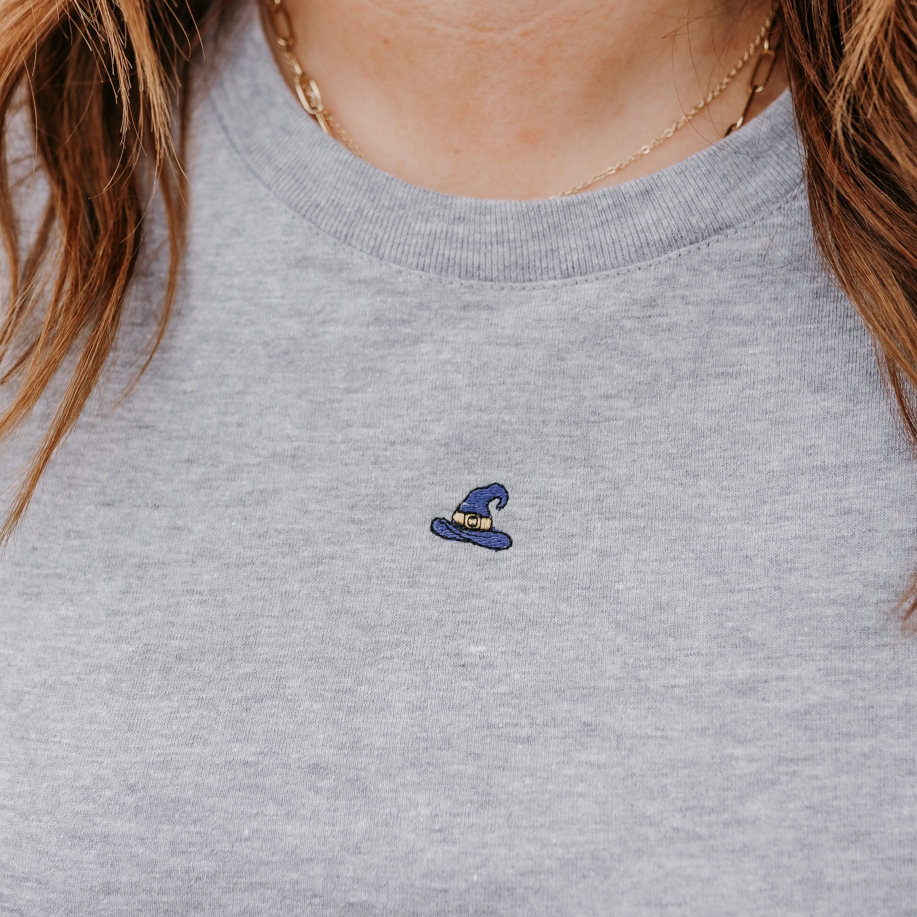 Halloween Mini Symbols - Embroidered Women’s Everyday Tee Little Mama Shirt Shop