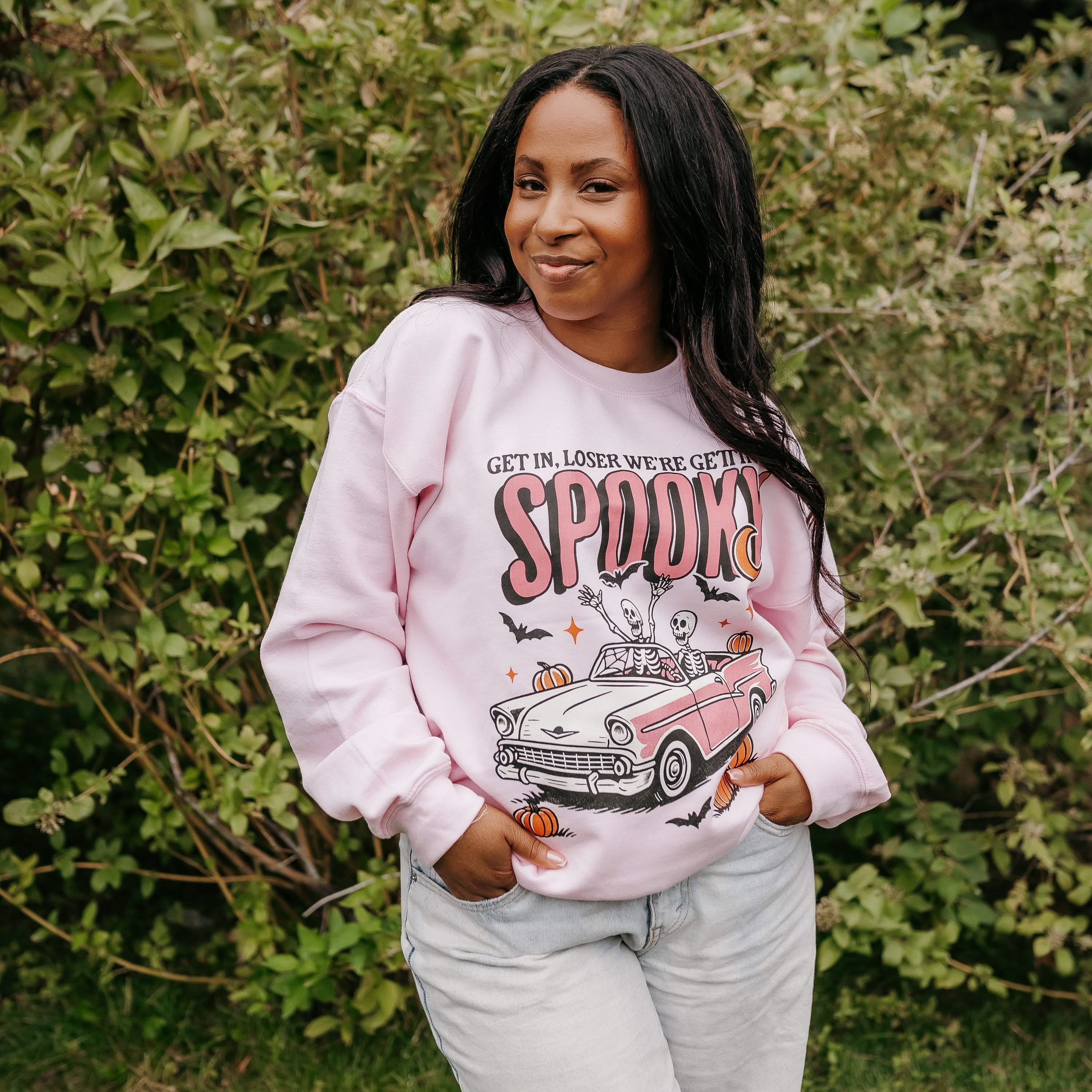 Get in Loser We're Getting Spooky - Basic Fleece Little Mama Shirt Shop LLC
