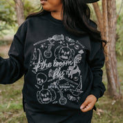 If The Broom Fits, Fly It - Black Basic Fleece Little Mama Shirt Shop LLC