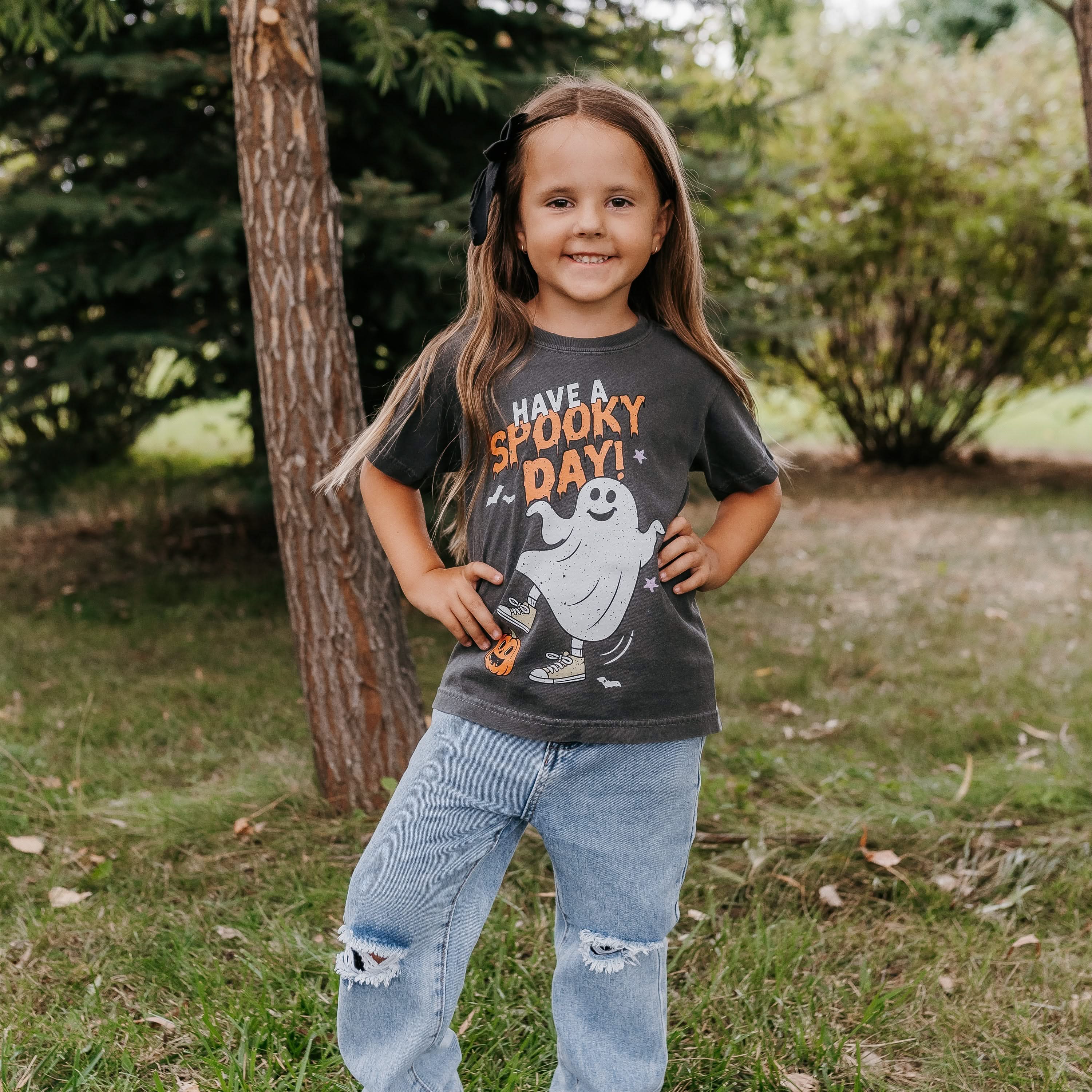 Have A Spooky Day - Youth Comfort Colors Tee Little Mama Shirt Shop