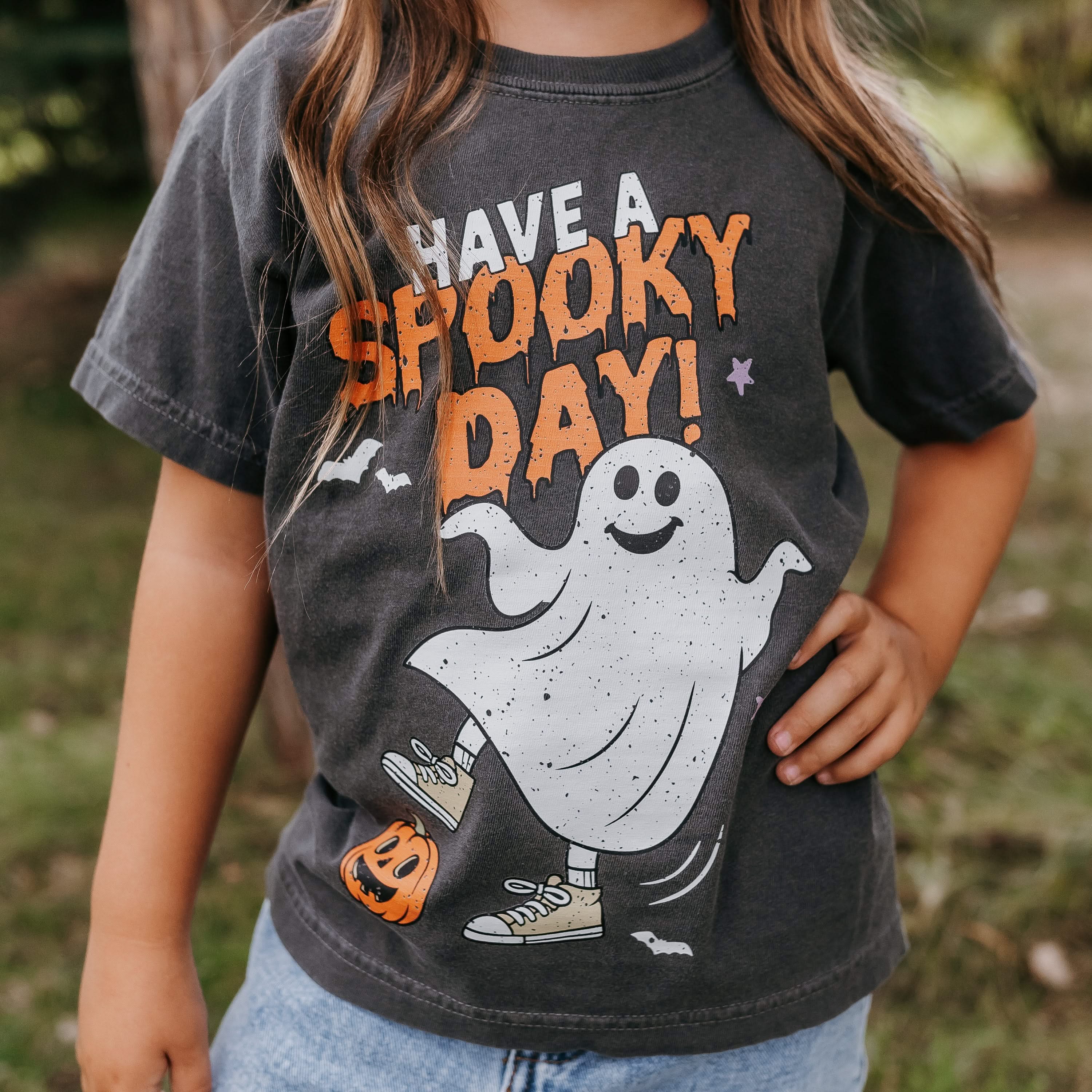 Have A Spooky Day - Youth Comfort Colors Tee Little Mama Shirt Shop