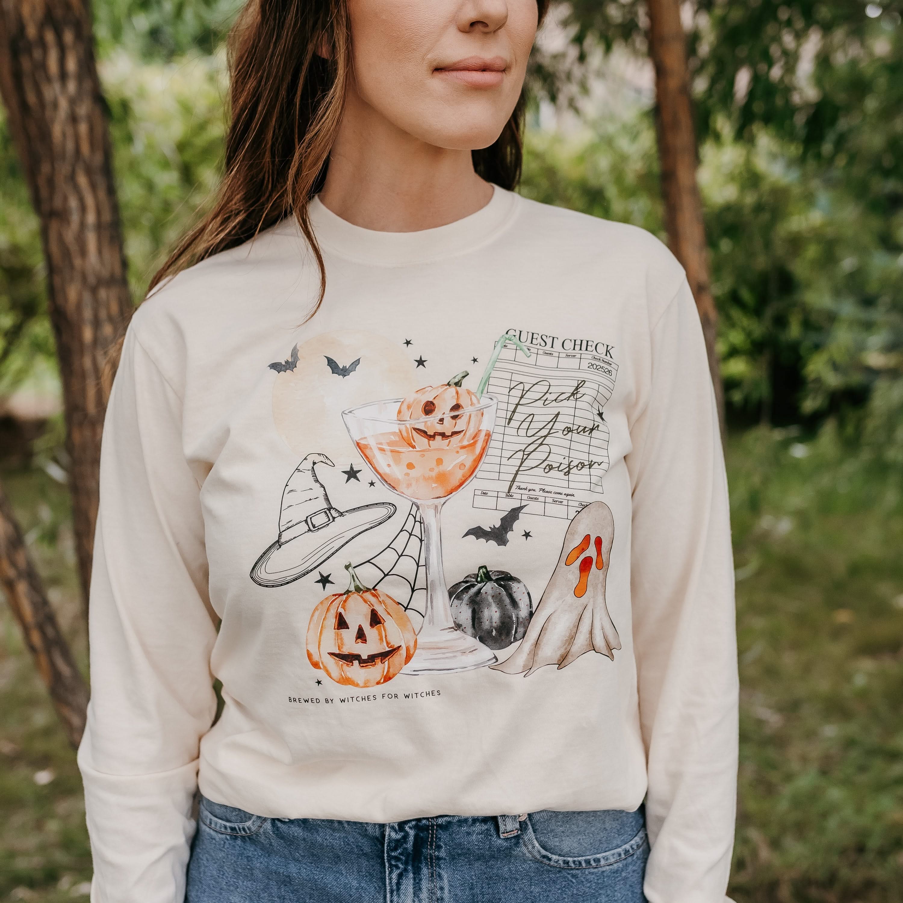 Pick Your Poison - Long Sleeve Comfort Colors Tee Little Mama Shirt Shop
