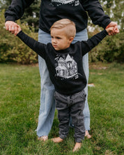 Enter If You Dare - Black Child Sweater Little Mama Shirt Shop