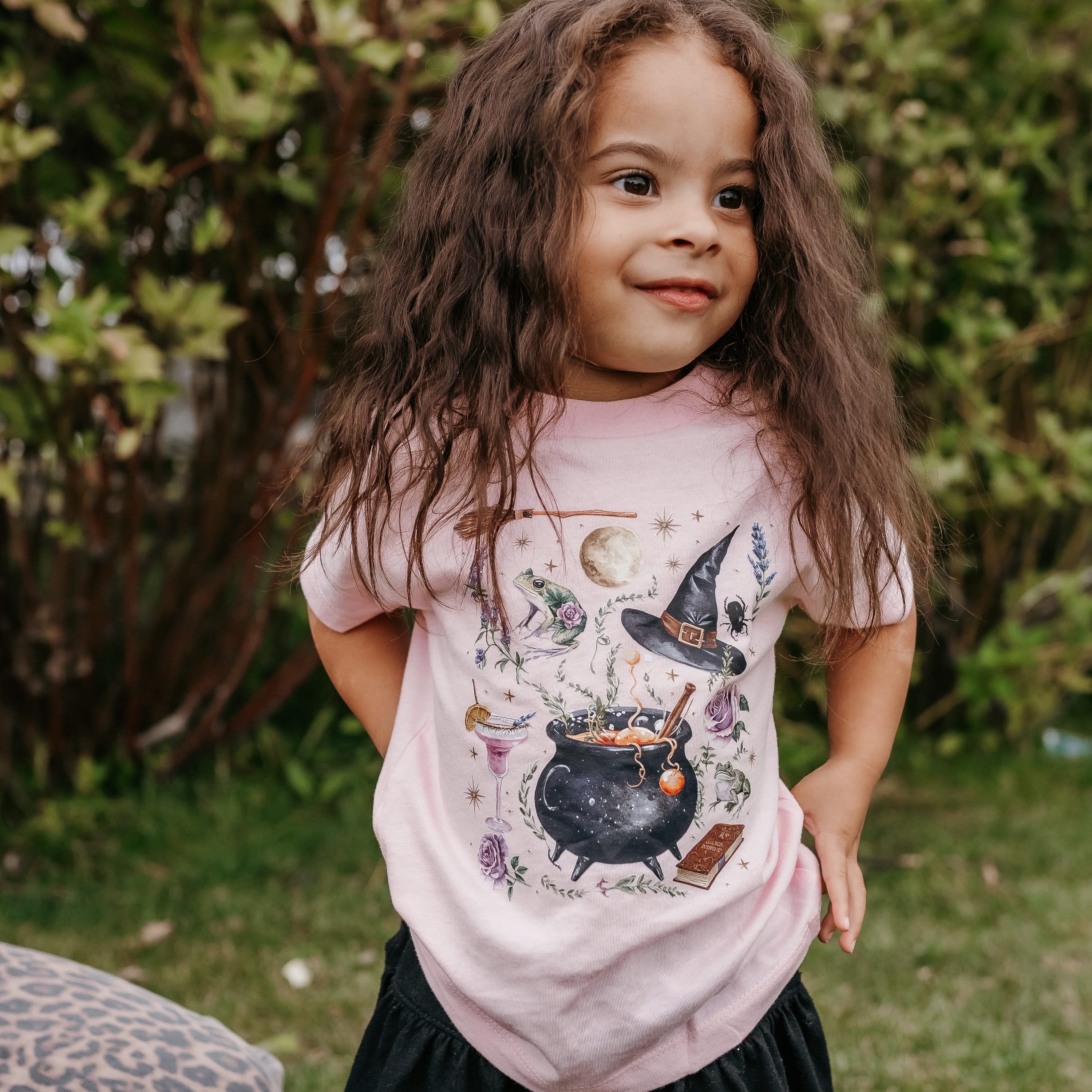 Whimsical Witches Brew - Child Tee Little Mama Shirt Shop