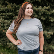 Halloween Mini Symbols - Embroidered Women’s Everyday Tee Little Mama Shirt Shop