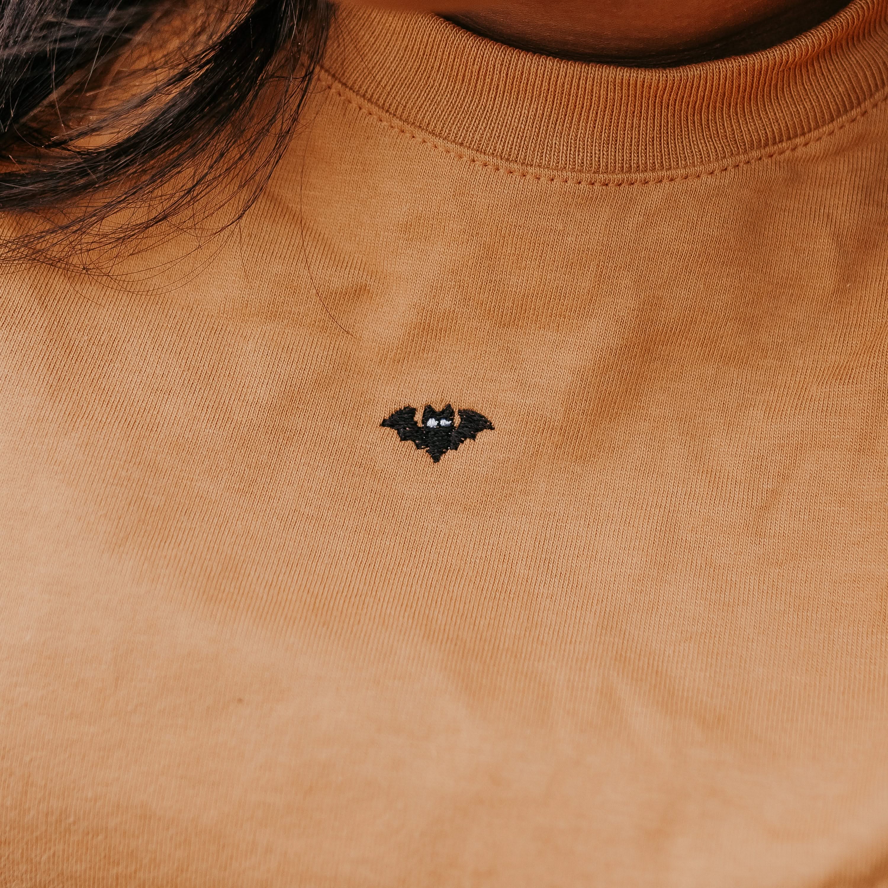Halloween Mini Symbols - Embroidered Women’s Everyday Tee Little Mama Shirt Shop