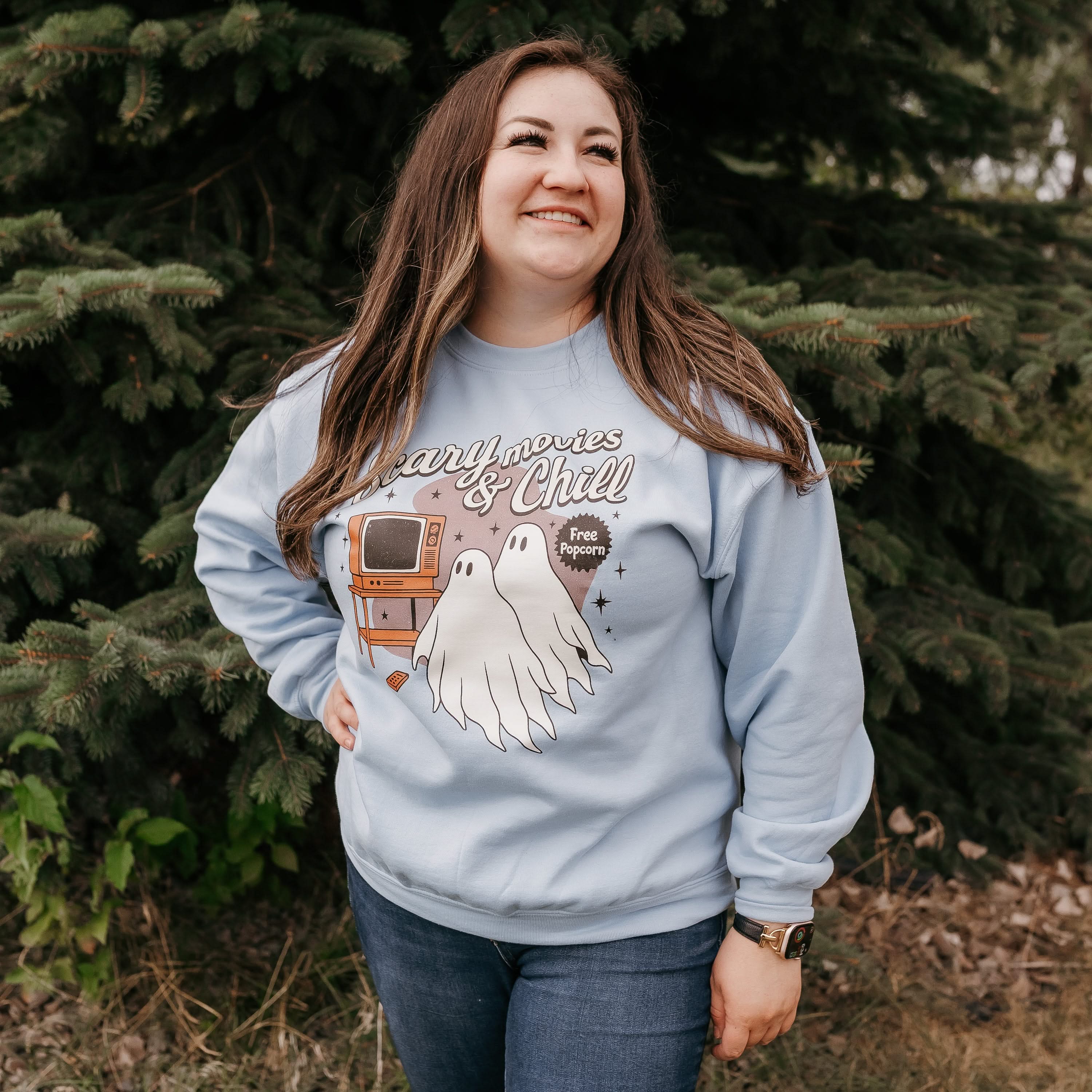 Scary Movies and Chill - Basic Fleece Little Mama Shirt Shop LLC