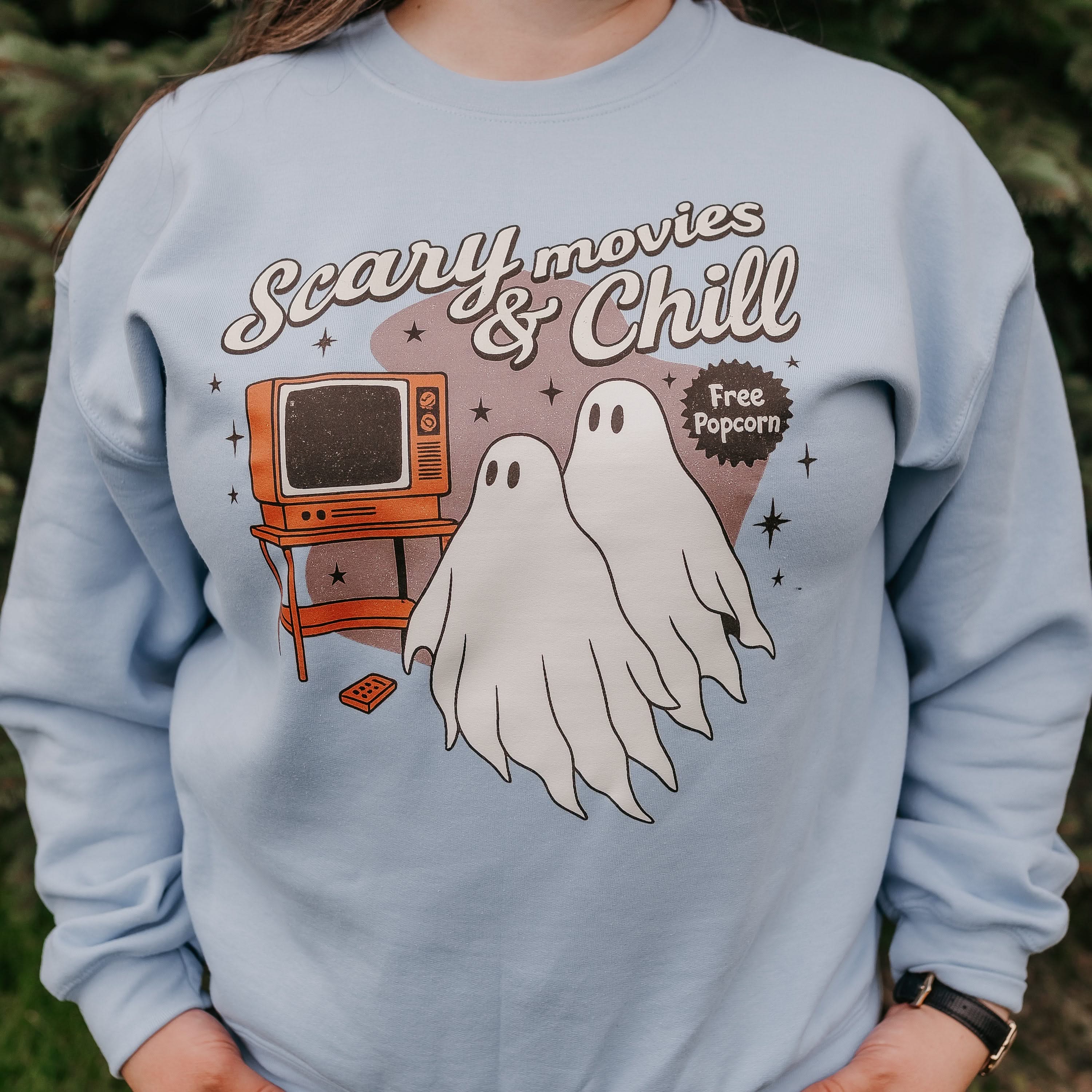 Scary Movies and Chill - Basic Fleece Little Mama Shirt Shop LLC