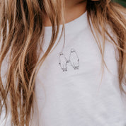 The Official Spooky Society - White Child Long Sleeve Tee Little Mama Shirt Shop