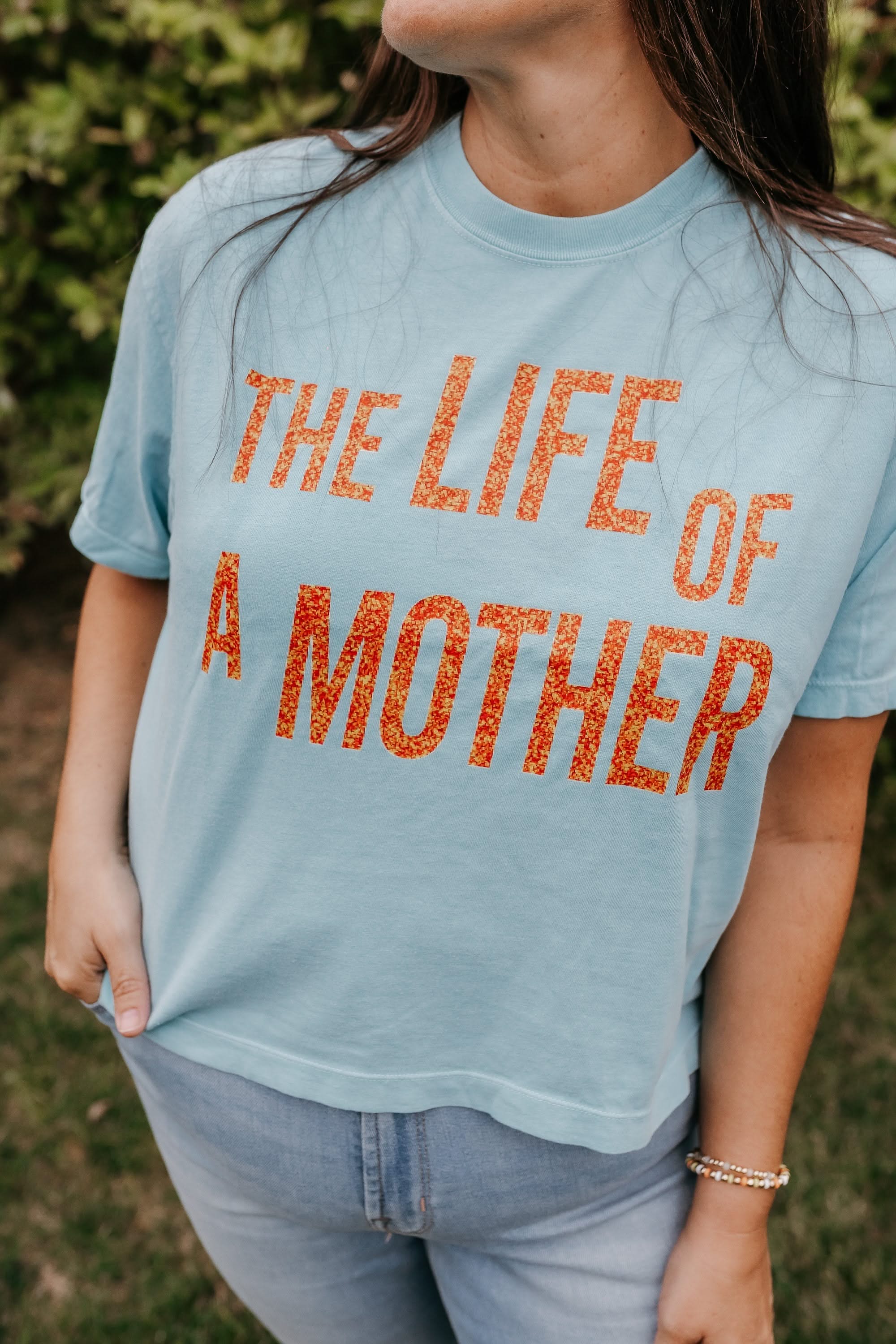✨ THE LIFE OF A MOTHER ✨ - Short Sleeve Comfort Colors Tee Little Mama Shirt Shop LLC