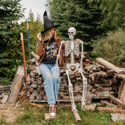 Trick or Treat Candy Co. - Black Basic Fleece Little Mama Shirt Shop LLC