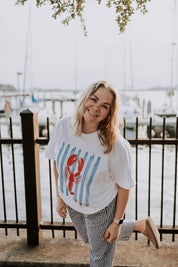 Lobster Les Poissons Little Mama Shirt Shop LLC