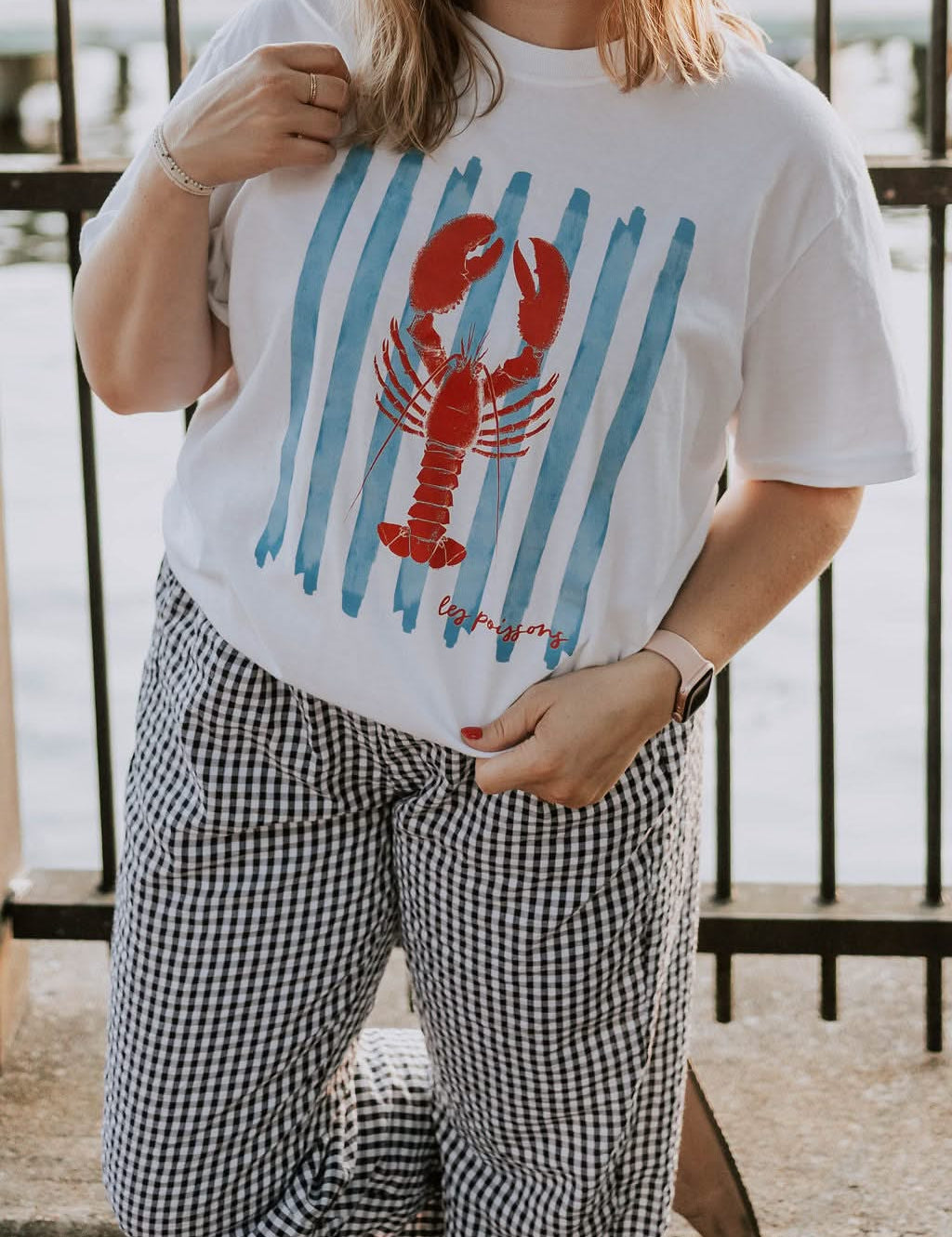 Lobster Les Poissons Little Mama Shirt Shop LLC