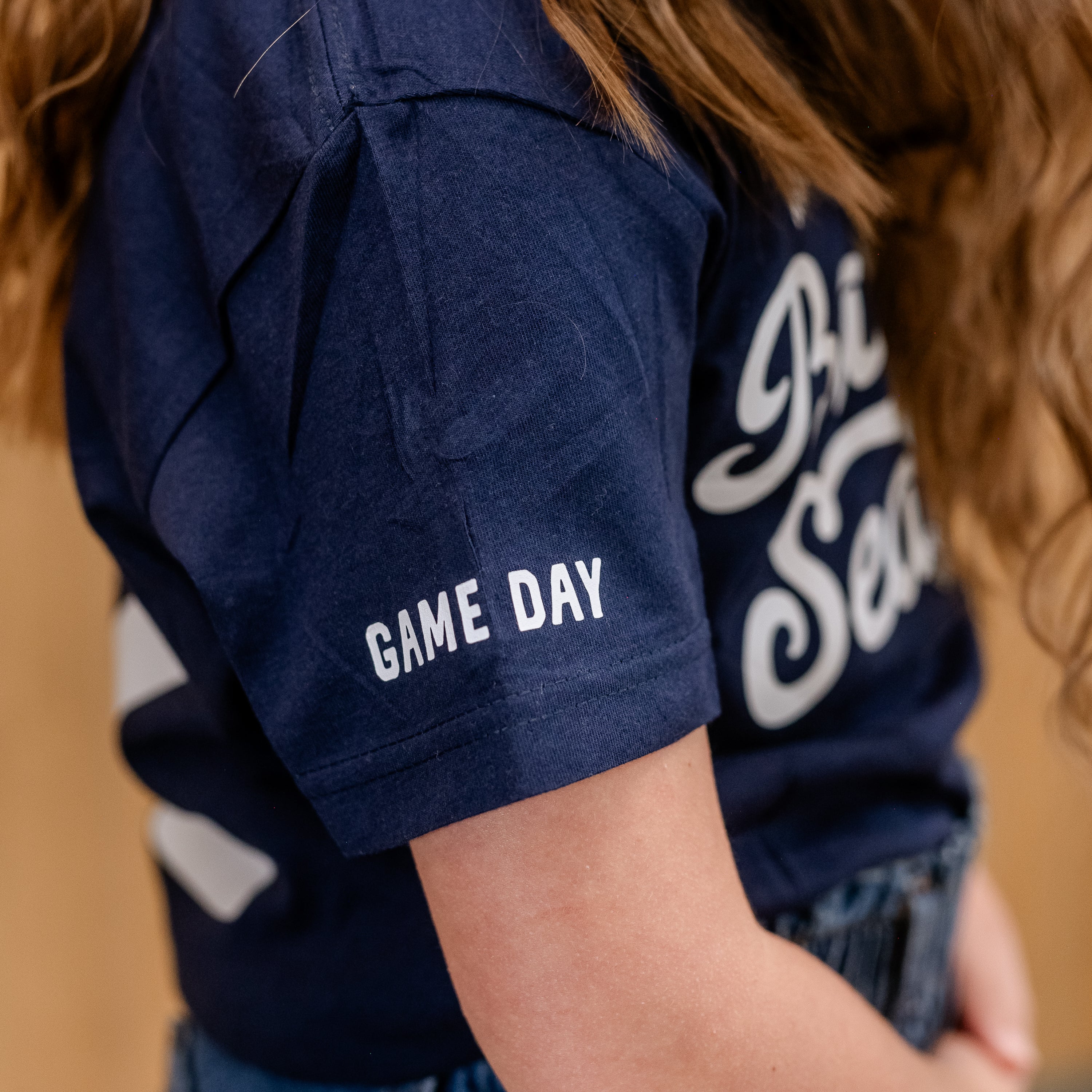 Baseball Season Est. 1845 (sd & bd) - Custom Number (back) - Child Tee Little Mama Shirt Shop