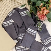 LMSS® CREW SOCKS - Book Club Little Mama Shirt Shop