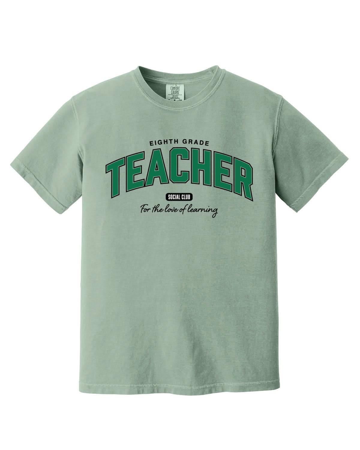 Custom Grade Teacher Social Club - CC Tee Little Mama Shirt Shop LLC