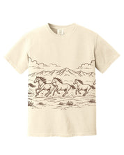 Western Horse Print | Comfort Colors Tee Little Mama Shirt Shop LLC