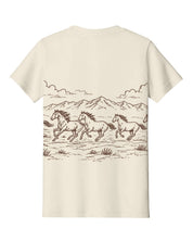 Western Horse Print | Child Tee | Natural Little Mama Shirt Shop LLC