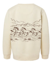 Western Horse Print | Child Crewneck Little Mama Shirt Shop LLC