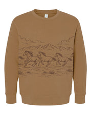 Western Horse Print | Child Crewneck Little Mama Shirt Shop LLC