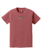 Brook Trout | Child Comfort Colors Tee | Embroidered Little Mama Shirt Shop LLC