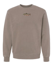 Brook Trout | Pigment Crewneck | Embroidered Little Mama Shirt Shop LLC