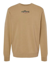 Brook Trout | Pigment Crewneck | Embroidered Little Mama Shirt Shop LLC