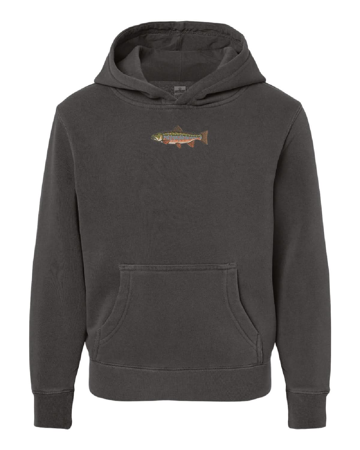 Brook Trout | Child Hoodie | Embroidered Little Mama Shirt Shop LLC