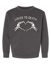 'Love You To Death' Child Crewneck Little Mama Shirt Shop LLC