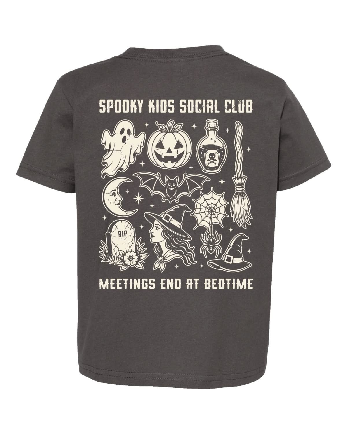 'Spooky Kids Social Club' Child Tee Little Mama Shirt Shop LLC
