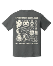 'Spooky Moms Social Club' Comfort Colors Tee Little Mama Shirt Shop LLC