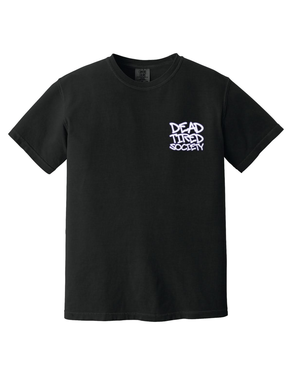 'Dead Tired Society' (Mom and Dad Version) Comfort Colors Tee Little Mama Shirt Shop LLC