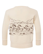Western Horse Print | Child Crewneck Little Mama Shirt Shop LLC