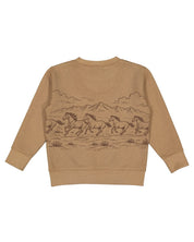 Western Horse Print | Child Crewneck Little Mama Shirt Shop LLC