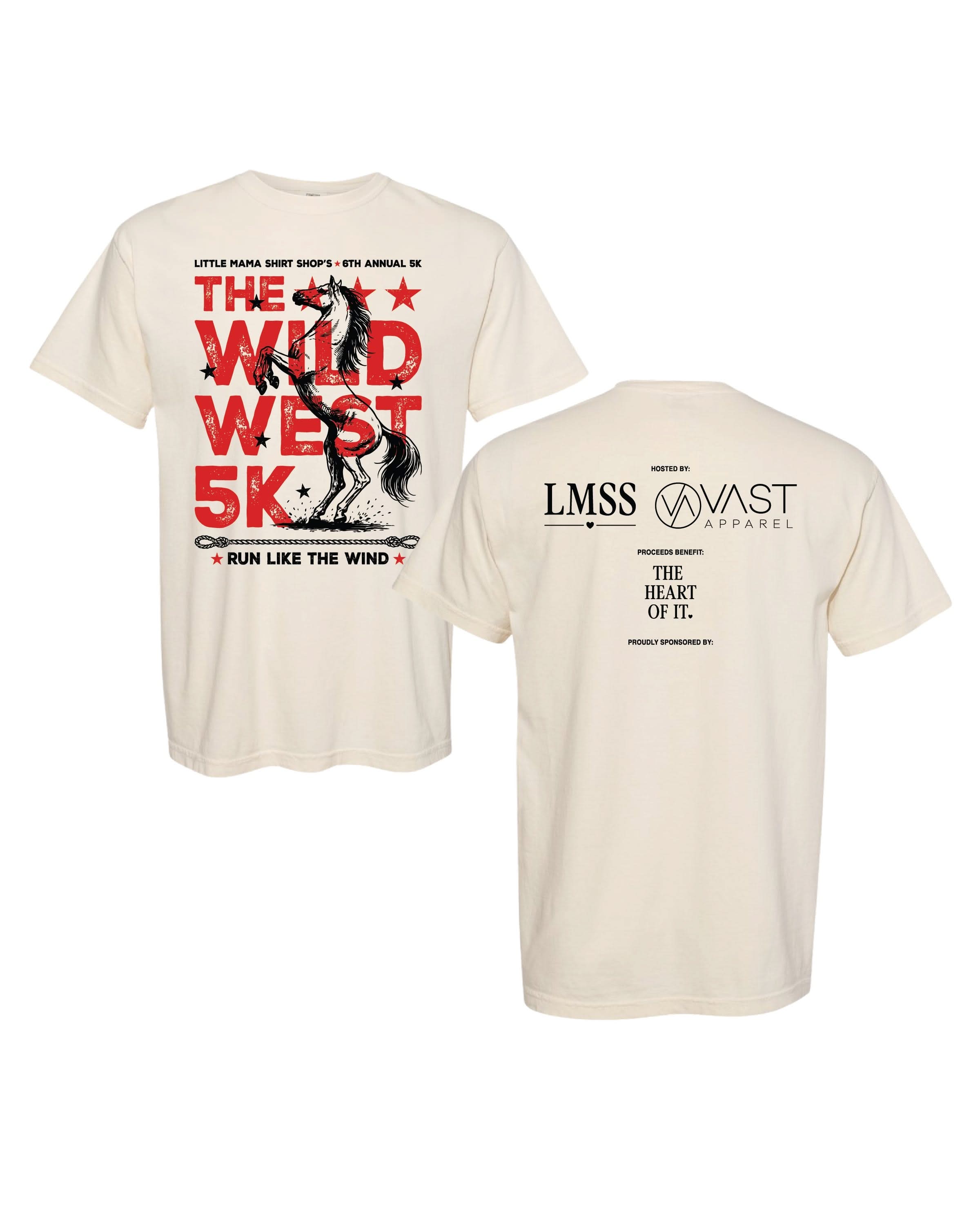 ADULT 2026 5K REGISTRATION + SHIRT - RUN LIKE THE WIND Little Mama Shirt Shop LLC