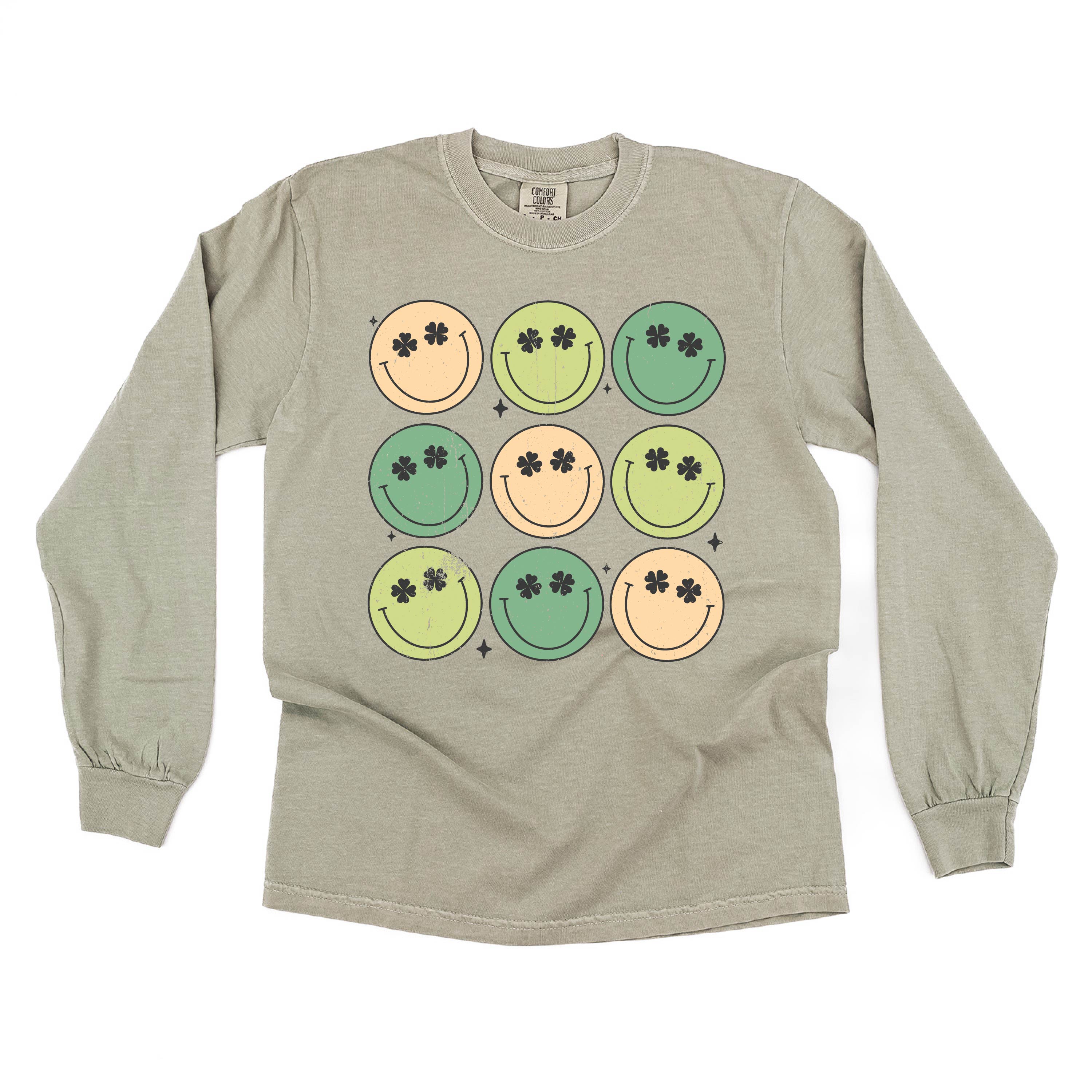 LS_comfort_colors_long_sleeve_3x3_Saint_Patricks_Smilies_little_mama_shirt_shop