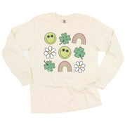 3x3 - Lucky Spring Things - Long Sleeve Comfort Colors Tee Little Mama Shirt Shop