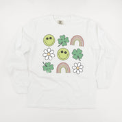 3x3 - Lucky Spring Things - Long Sleeve Comfort Colors Tee Little Mama Shirt Shop