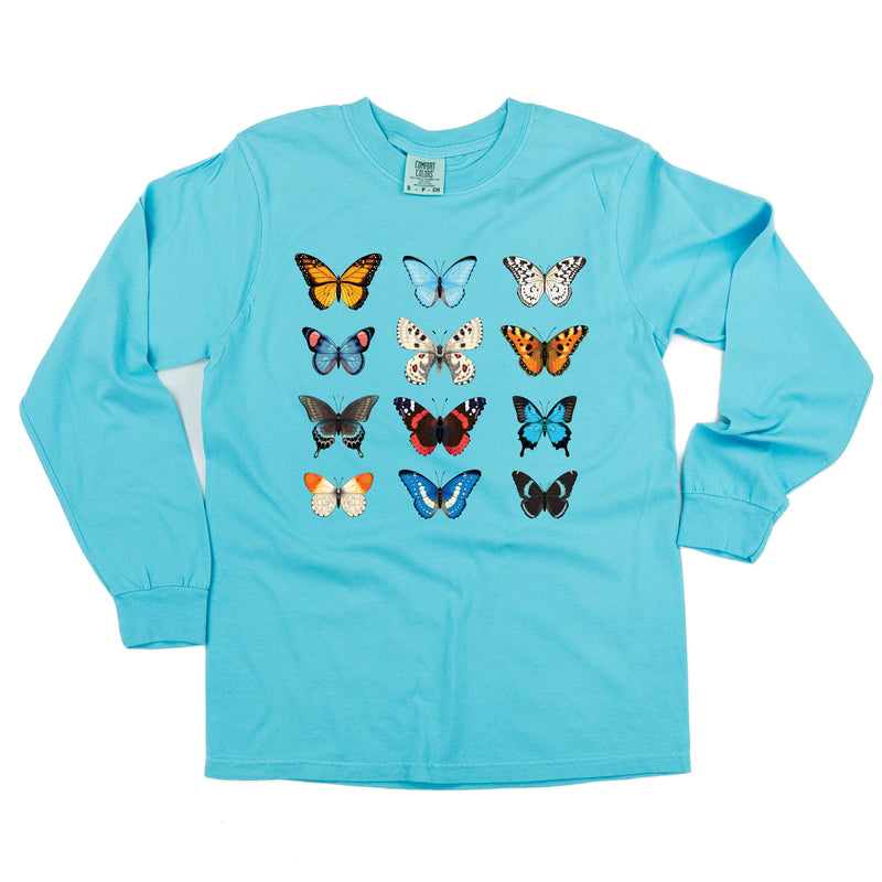 3x4 Butterfly Chart - LONG SLEEVE COMFORT COLORS TEE