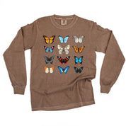 3x4 Butterfly Chart - Long Sleeve Comfort Colors Tee Little Mama Shirt Shop