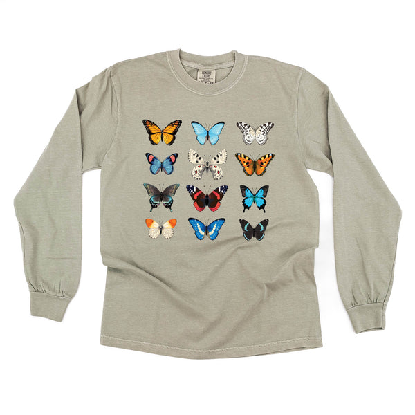 3x4 Butterfly Chart - LONG SLEEVE COMFORT COLORS TEE