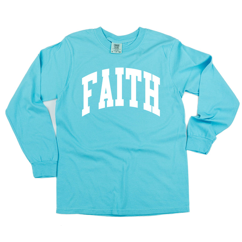 Arched FAITH - LONG SLEEVE COMFORT COLORS TEE