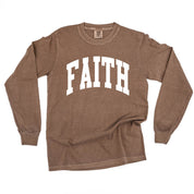 Arched Faith - Long Sleeve Comfort Colors Tee Little Mama Shirt Shop