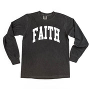 Arched Faith - Long Sleeve Comfort Colors Tee Little Mama Shirt Shop