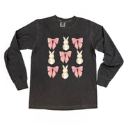 Bunnies & Bows - LONG SLEEVE Comfort Colors Tee Little Mama Shirt Shop