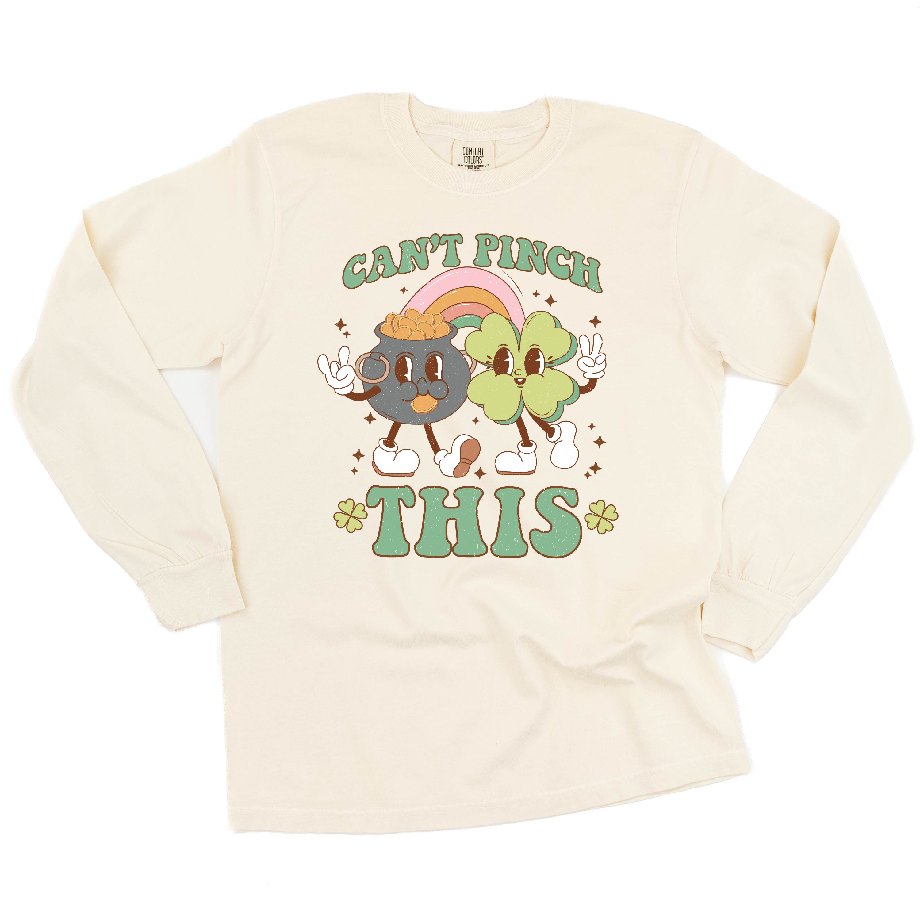 Can't Pinch This - Long Sleeve Comfort Colors Tee Little Mama Shirt Shop