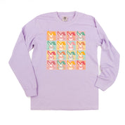 Clever Pastel Bunnies - LONG SLEEVE Comfort Colors Tee Little Mama Shirt Shop