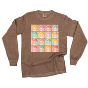 Clever Pastel Bunnies - LONG SLEEVE Comfort Colors Tee Little Mama Shirt Shop